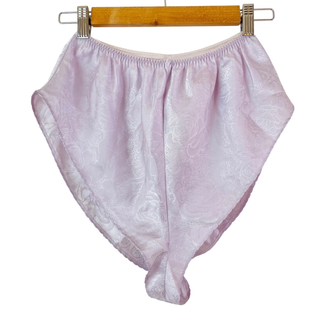 Vintage 90’s Axiom Women's Jacquard Satin Knickers/Panties/Sleep Shorts Small